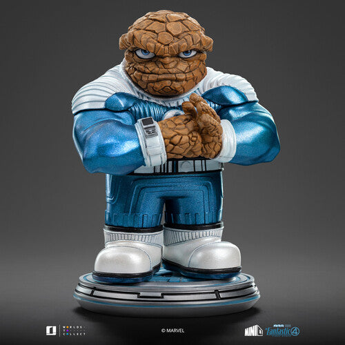 (PRE-ORDER 9/4/25) MiniCo Fantastic Four Metallic First Steps 4 Pack (Large Item, Statue, Collectible,) | Retro Vinyl Club