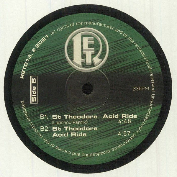 Acid Ride 101 EP | Generic Retro Vinyl Club