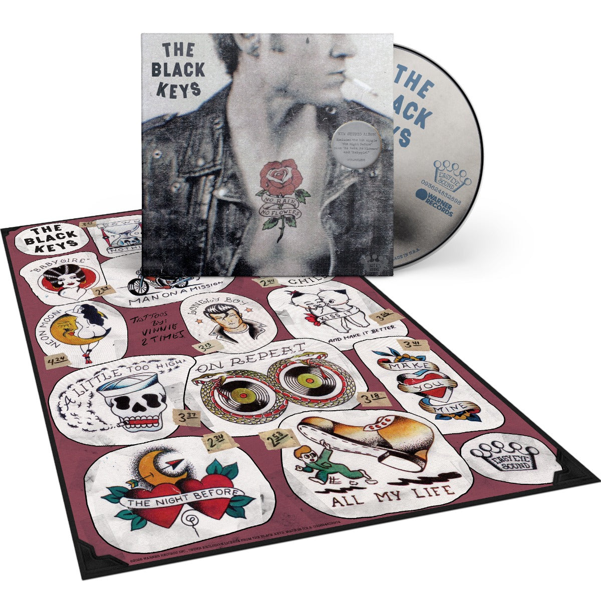 No Rain, No Flowers (CD w/Poster) | Retro Vinyl Club