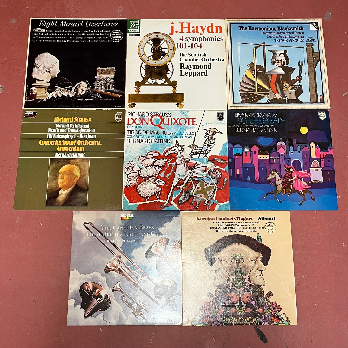 8 CLASSICAL MUSIC VINYL RECORD ALBUM LPS (EX TO NM : LIKE NEW) | Near Mint (NM or M-) Near Mint (NM or M-) Retro Vinyl Club