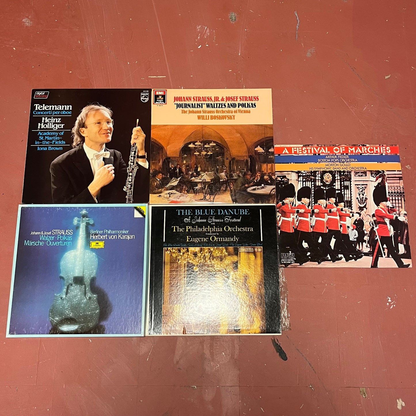 5 CLASSICAL MUSIC VINYL RECORD ALBUMS (EX TO NM CONDITIONS) | Excellent (EX) Excellent (EX) Retro Vinyl Club