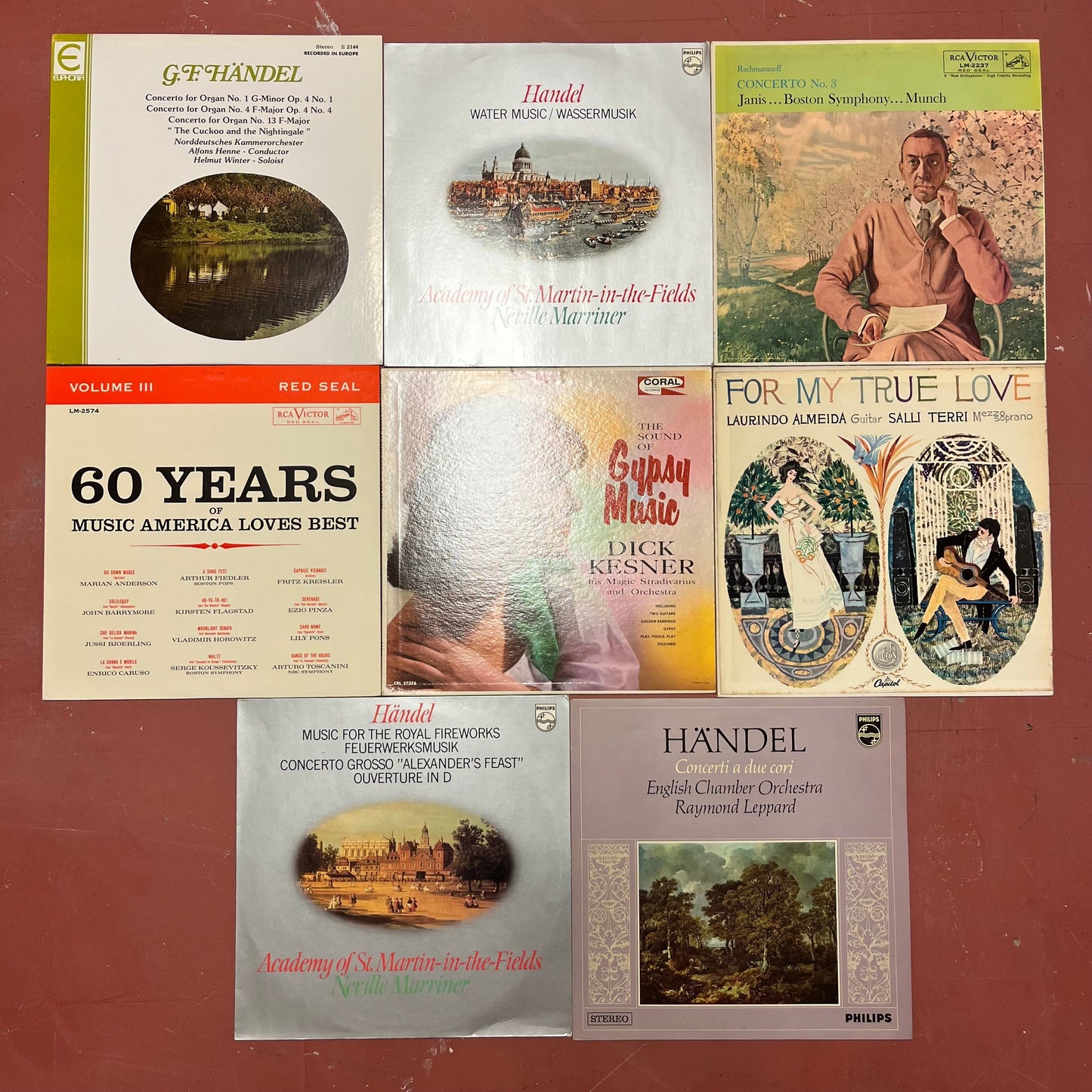 8 CLASSICAL VINYL RECORD ALBUM LPS <EX TO NM CONDITIONS> | Near Mint (NM or M-) Excellent+ (EX+) Retro Vinyl Club