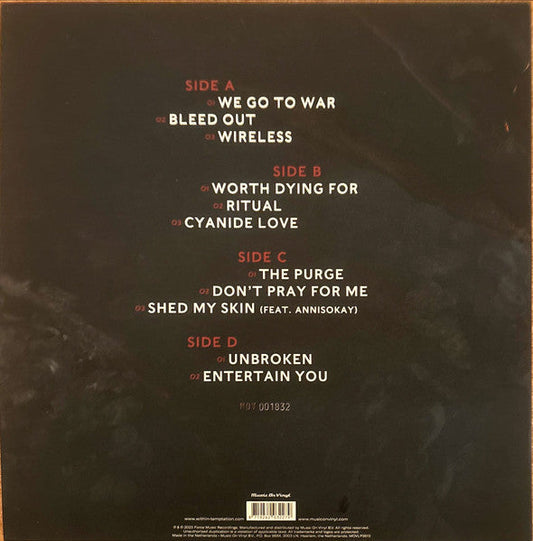 Within Temptation Bleed Out - 2 x 180 GRAM VINYL LP SET - NUMBERED