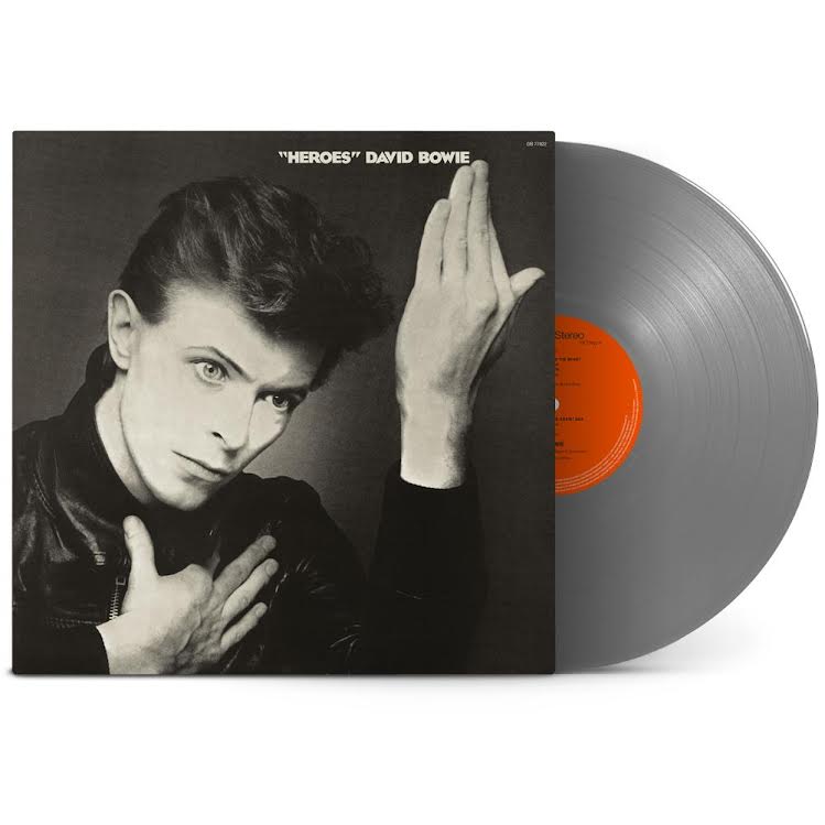 "Heroes" - GREY COLOURED VINYL LP - 45th ANNIVERSARY