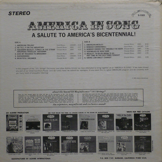 America In Song | Near Mint (NM) Near Mint (NM) Retro Vinyl Club