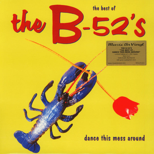 The B-52's ‎The Best Of - RED COLOURED VINYL 180 GRAM LP - NUMBERED