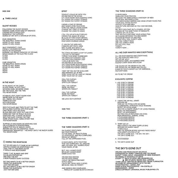 Bauhaus The Sky's Gone Out -  VIOLET COLOURED VINYL LP