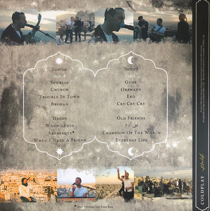 Coldplay Live At The Citadel - 2 x MARBLED GREY COLOURED 180 GRAM VINYL LP SET