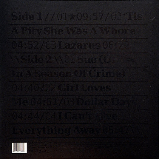 David Bowie â˜?(Blackstar) - VINYL LP FIRST PRESSING