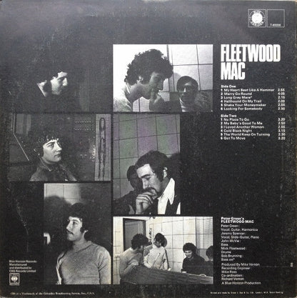 Peter Green's Fleetwood Mac s/t - VINYL LP - ORIGINAL MONO on BLUE HORIZON