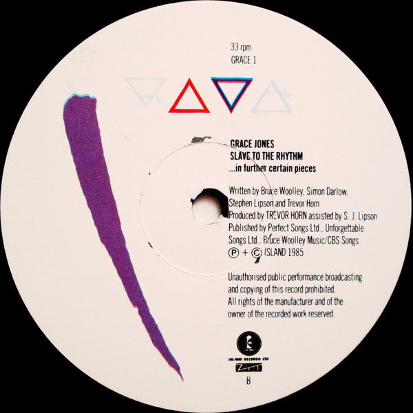 Grace Jones Slave To The Rhythm - VINYL LP