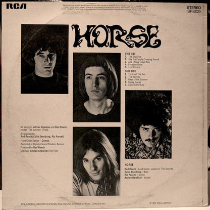 Horse Horse - VINYL LP - ORIGINAL 1970 issue