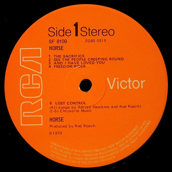 Horse Horse - VINYL LP - ORIGINAL 1970 issue