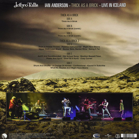 Ian Anderson ‎Thick As A Brick (Live In Iceland) - 3 x WHITE COLOURED VINYL LP BOX SET