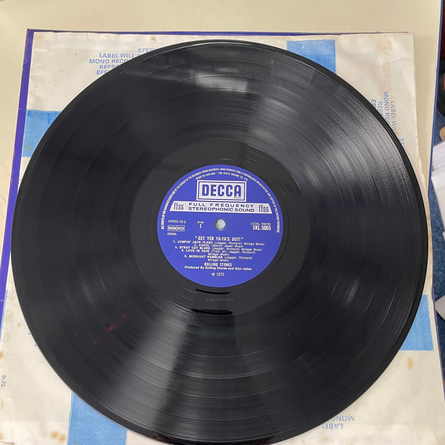 The Rolling Stones Get Yer Ya-Ya's Out! - ORIGINAL ISSUE