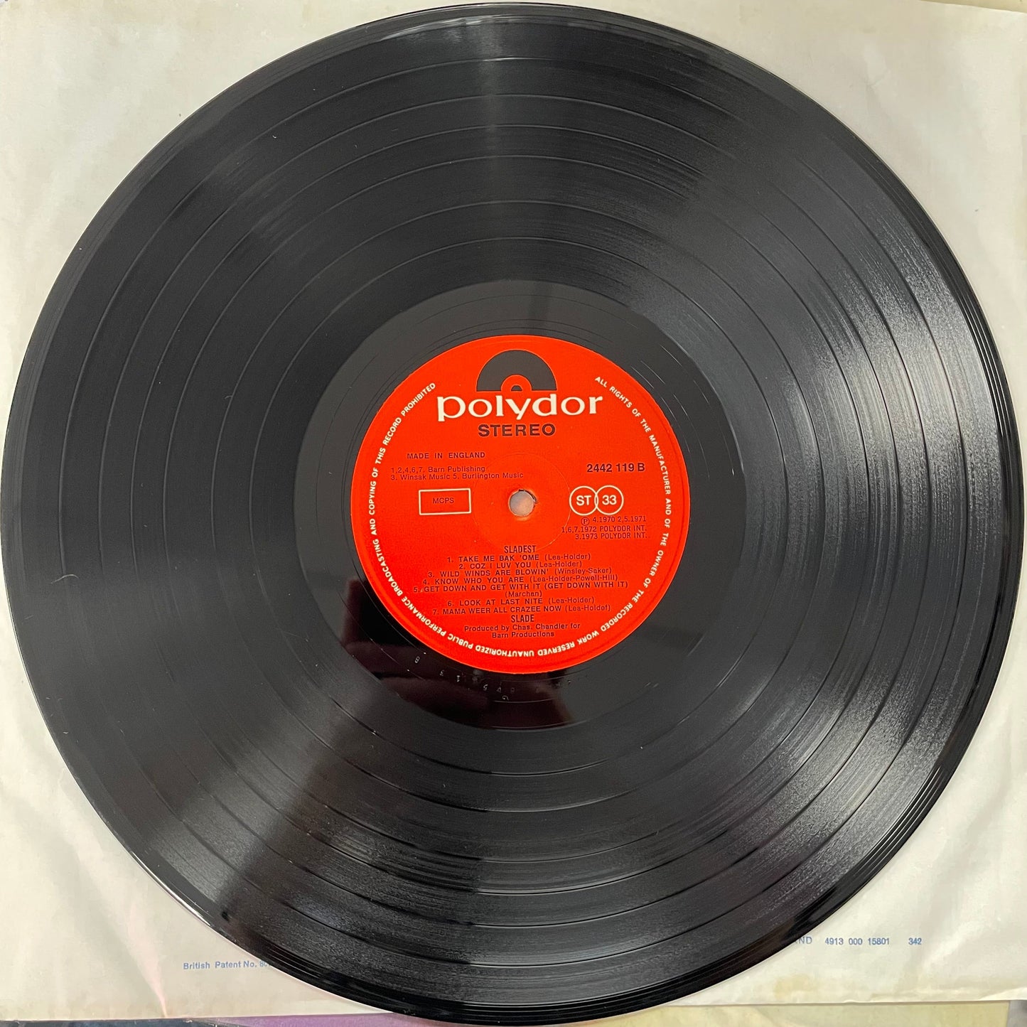 Slade - Sladest - ORIGINAL ISSUE