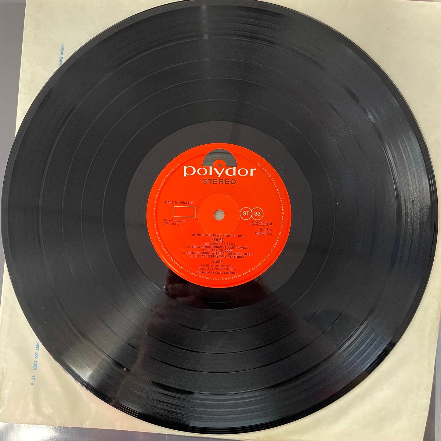 Slade - Slade In Flame - ORIGINAL ISSUE