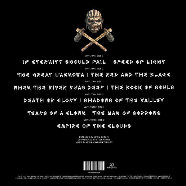 Iron Maiden The Book Of Souls - 3 x VINYL LP SET