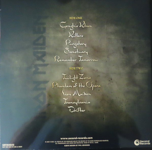 Iron Maiden Maiden Voyage -  MARBLED BROWN COLOURED VINYL LP