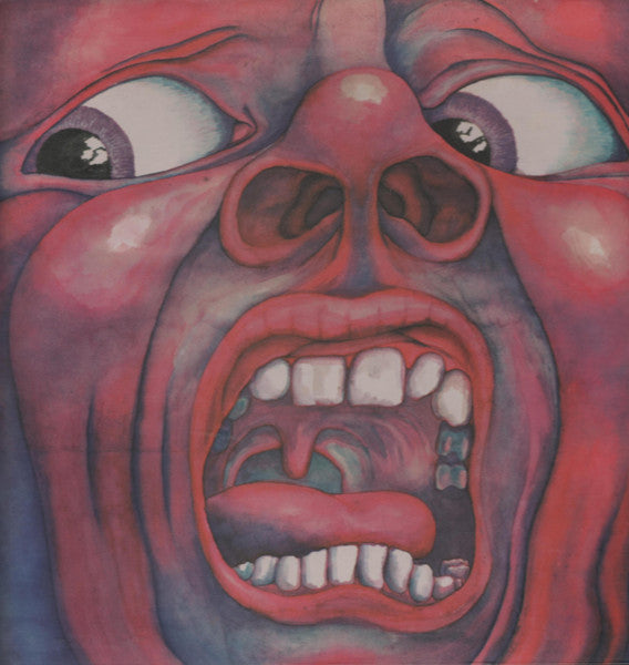 King Crimson In The Court Of The Crimson King - ORIGINAL 1969 Pink 'i' Label VINYL LP