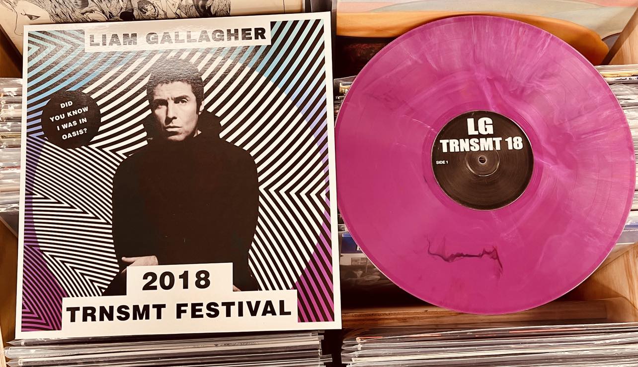 Liam Gallagher TRNSMT Festival 2018 - MARBLED PURPLE COLOURED VINYL LP