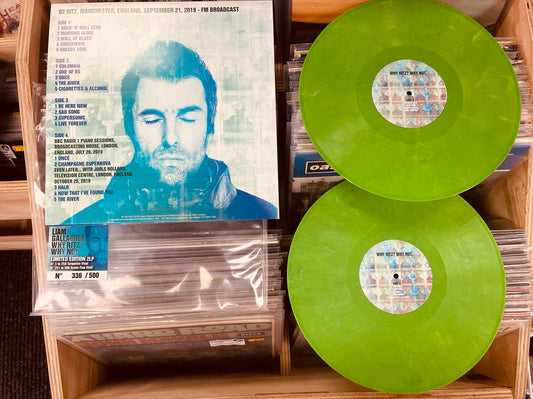 Liam Gallagher Why Ritz? Why Not. - 2 x FLUORESCENT GREEN COLOURED VINYL LP SET