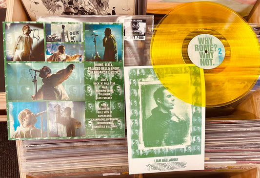 Liam Gallagher Why Rome? Why Not.. - YELLOW COLOURED VINYL LP