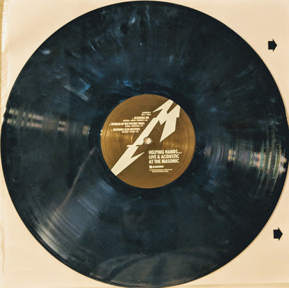 Metallica Helping Hands... Live & Acoustic At The Masonic -  2 x MARBLED BLUE COLOURED VINYL LP SET