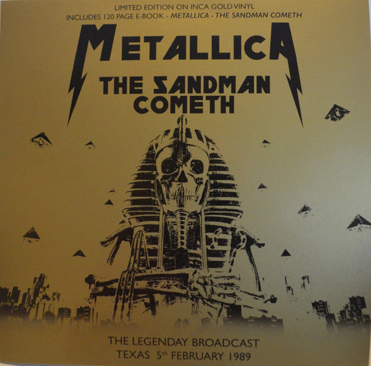 Metallica The Sandman Cometh -  GOLD COLOURED VINYL LP