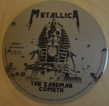 Metallica The Sandman Cometh -  GOLD COLOURED VINYL LP