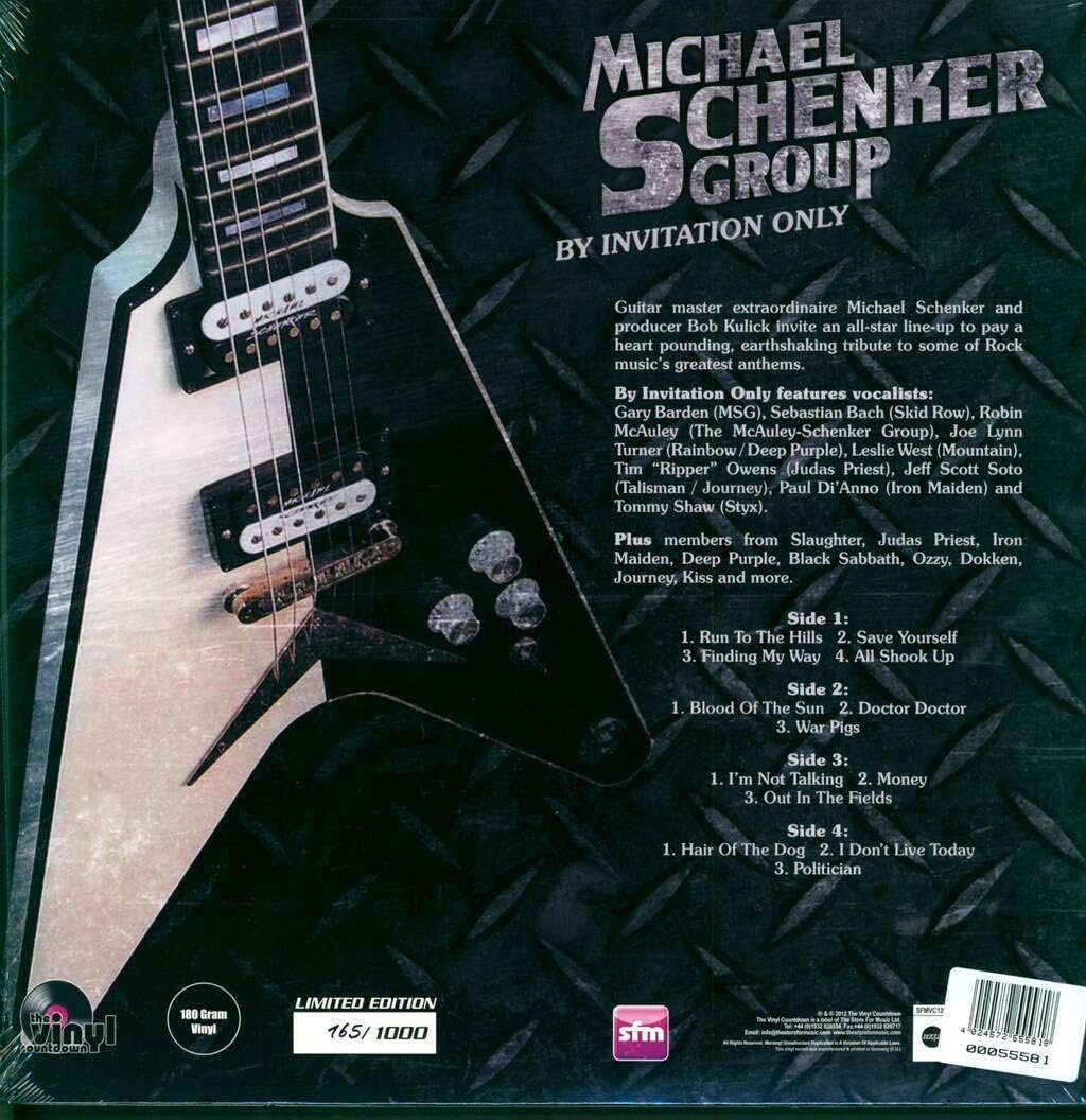 Michael Schenker Group By Invitation Only - 2 x 180 GRAM VINYL LP SET