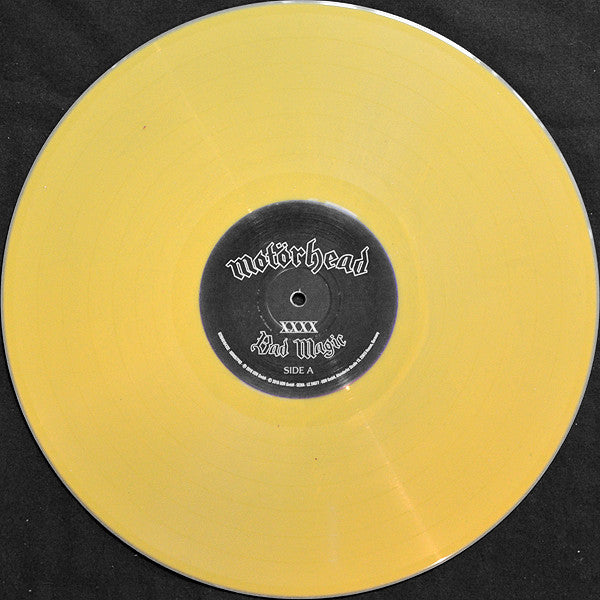 Motorhead Bad Magic - YELLOW COLOURED VINYL LP