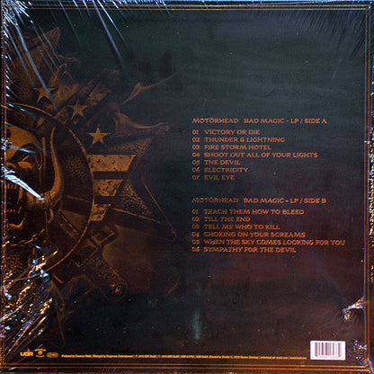 Motorhead Bad Magic - YELLOW COLOURED VINYL LP