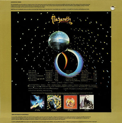 Nazareth Greatest Hits - VINYL LP - AUDIOPHILE HALF SPEED MASTER ISSUE