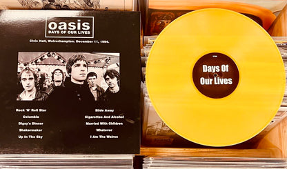 Oasis  Days Of Our Lives - YELLOW COLOURED VINYL LP