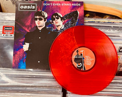 Oasis  Don’t Ever Stand Aside - RED COLOURED VINYL LP