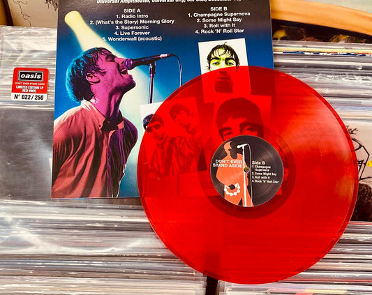 Oasis  Don’t Ever Stand Aside - RED COLOURED VINYL LP