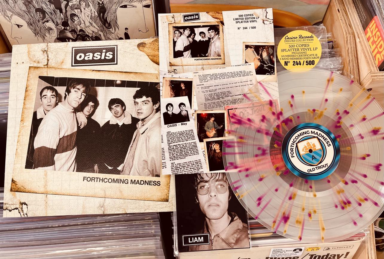 Oasis  Forthcoming Madness - SPLATTER COLOURED VINYL LP