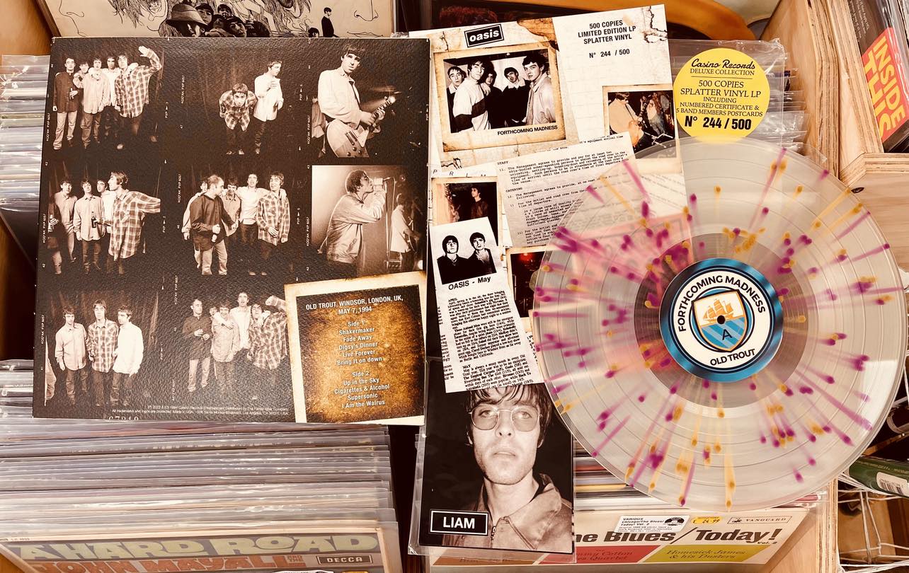 Oasis  Forthcoming Madness - SPLATTER COLOURED VINYL LP