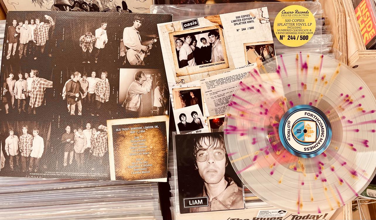 Oasis  Forthcoming Madness - SPLATTER COLOURED VINYL LP
