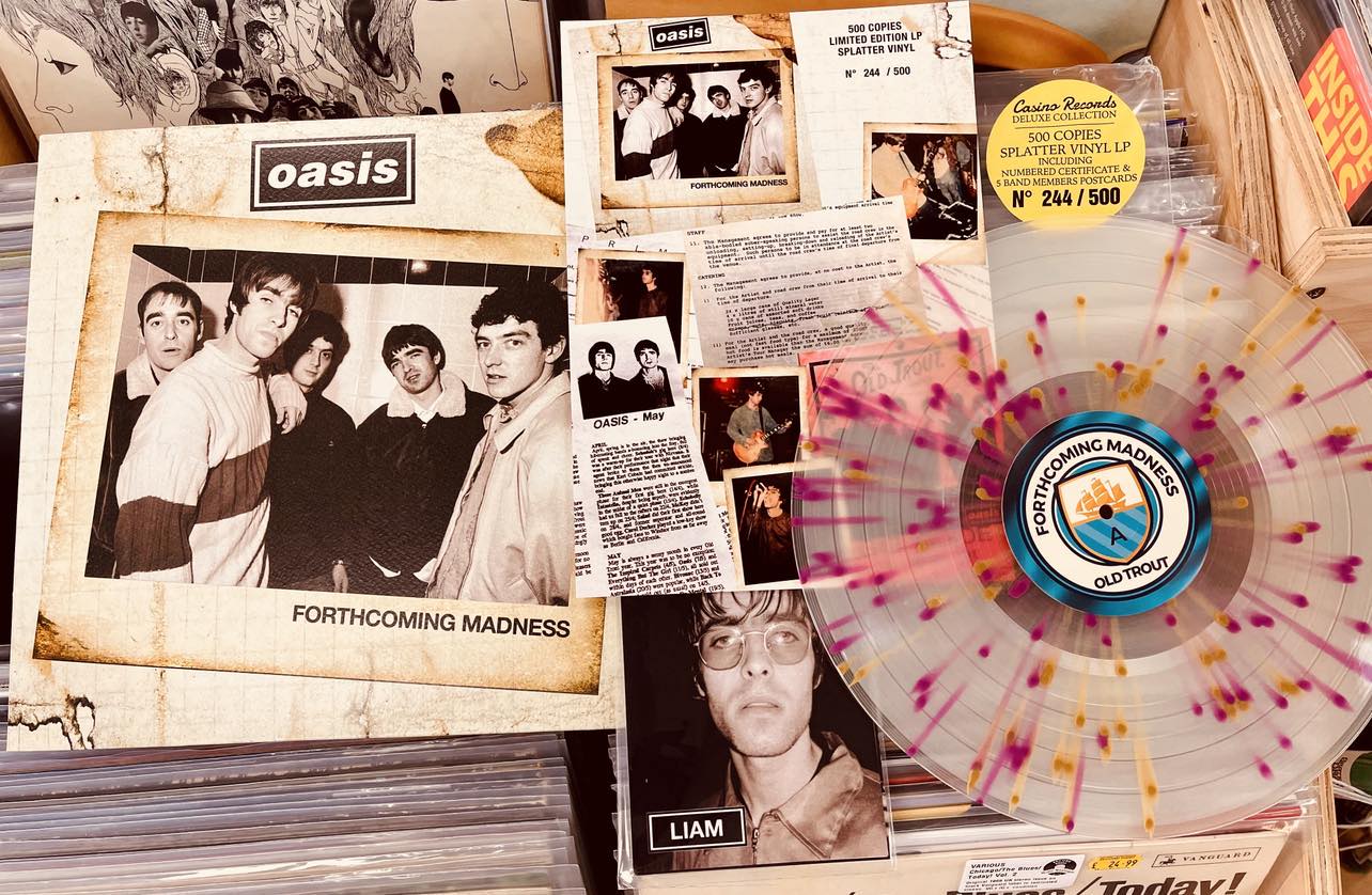Oasis  Forthcoming Madness - SPLATTER COLOURED VINYL LP