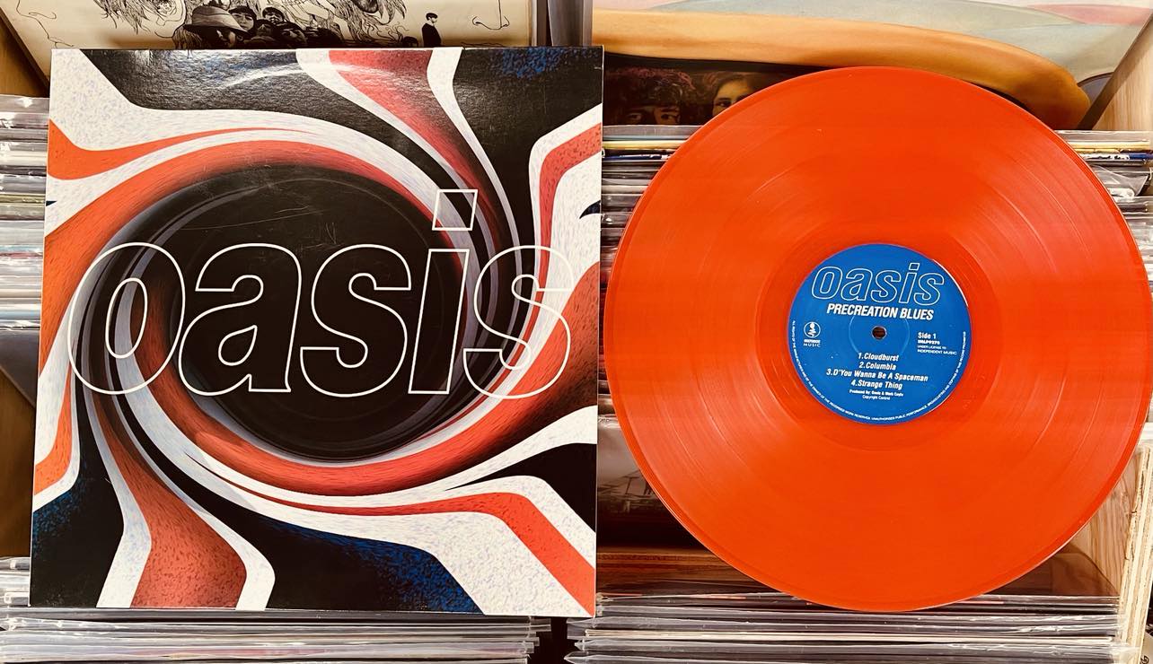 Oasis  Precreation Blues - RED COLOURED VINYL LP