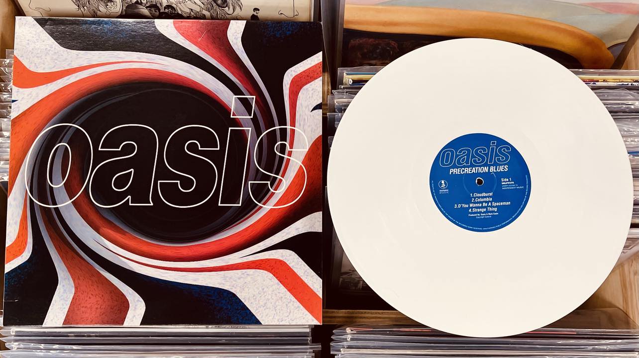 Oasis  Precreation Blues - WHITE COLOURED VINYL LP