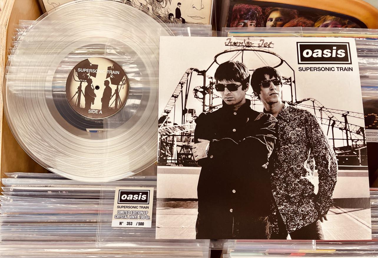 Oasis  Supersonic Train - CRYSTAL CLEAR COLOURED VINYL LP