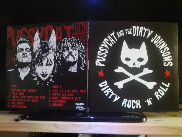 Pussycat And The Dirty Johnsons Dirty Rock 'n' Roll - RED SPLATTER COLOURED VINYL LP