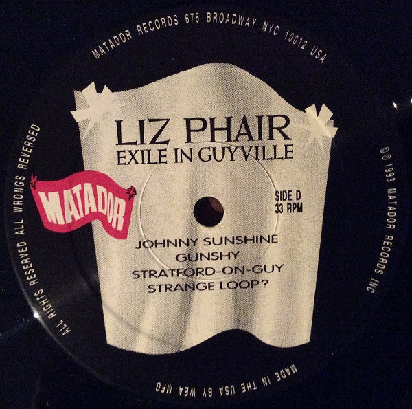 Liz Phair Exile In Guyville - ORIGINAL ISSUE 2 x VINYL LP SET