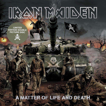 Iron Maiden ‎A Matter Of Life And Death - 2 x PICTURE DISC VINYL LP SET