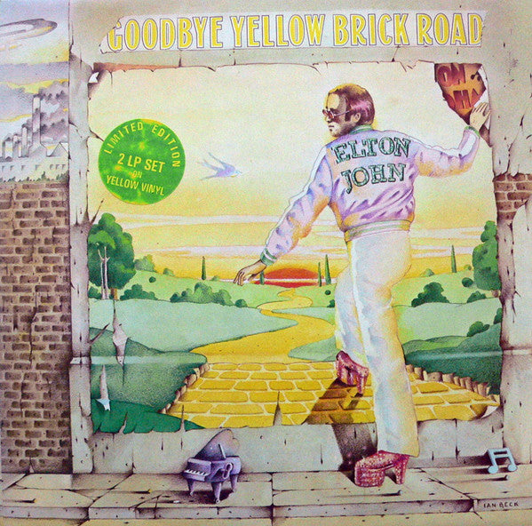 Elton John ‎Goodbye Yellow Brick Road - 2 x YELLOW COLOURED VINYL LP SET - 1978 ISSUE