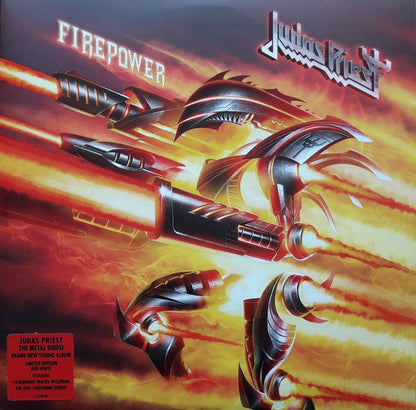 Judas Priest Firepower - 2 x RED COLOURED VINYL LP SET