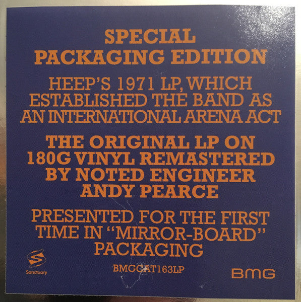 Uriah Heep Look At Yourself - 180 GRAM VINYL LP in MIRRORBOARD SLEEVE